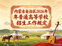 内蒙古自治区2026年普通高等学校招生工作规定
