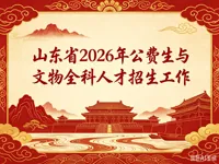 山东省2026年公费生与文物全科人才招生工作